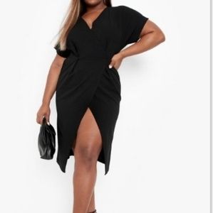 Black Boohoo dress